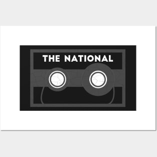 The National Band Logo Cassette Tape Distressed Posters and Art